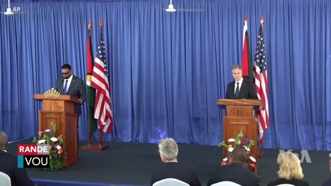 Nan Guyana, Blinken di Etazini ap Travay pou Sekirite Tabli an Ayiti 
