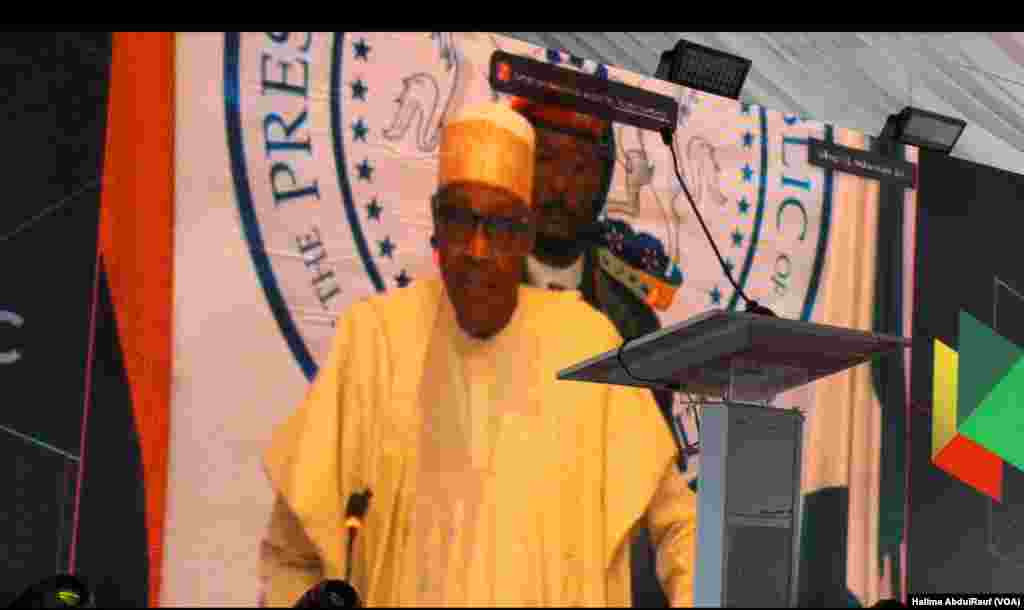 Shugaban Najeriya Muhammadu Buhari Ta Hanyar Na’ura Ya Kaddamar Da Aikin Tonon Mai A Jihar Nasarawa