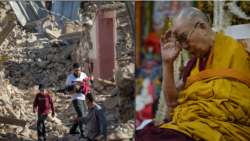 ༸གོང་ས་མཆོག་ནས་མོ་རོ་ཀོ་རྒྱལ་ཁབ་ནང་ས་ཡོམ་གྱི་གོད་ཆགས་བྱུང་བར་ཐུགས་གསོ་མཛད་པ།