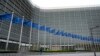 벨기에 브뤼셀에 있는 유럽연합(EU) 본부 앞에 게양돼 있는 EU 국기들 (자료사진)