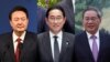 윤석열 한국 대통령 · 기시다 후미오 일본 총리 · 리창 중국 총리.