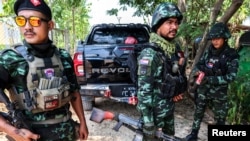 Quân KNLA được nhìn thấy ở thị trấn KNLA