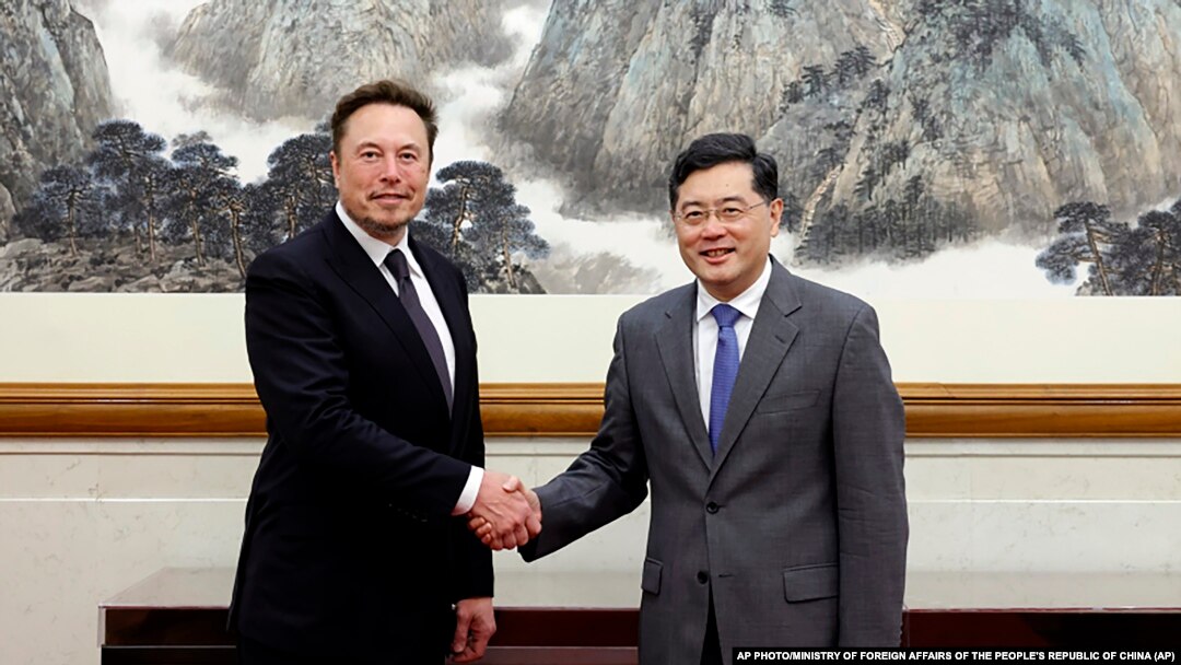 Telsa အမှုဆောင်အရာရှိချုပ် Elon Musk ကိုတရုတ်နိုင်ငံခြားရေးဝန်ကြီးတွေ့ဆုံ၊ မေ ၃၀၊ ၂၀၂၃