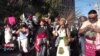 Manifestan San Francisco Pwoteste Kont Lidè Pwisans Mondyal kap Asiste Rankont APEC la 