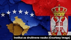 Kosovo Serbia Flags