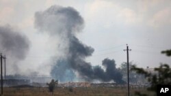 克里米亚半岛俄罗斯一个弹药库发生爆炸（2022年8月16日）