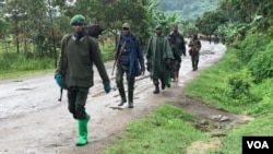 Wanajeshi wa DRC wanaopambana na waasi wa M23.