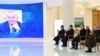 O'zbekiston Prezidenti Shavkat Mirziyoyev sobiq prezident Islom Karimovni xotirlash marosimida.