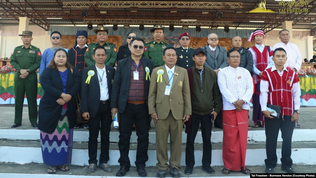 ရှမ်းပြည်ပြန်လည်ထူထောင်ရေးကောင်စီ RCSS ဌာနချုပ် လွယ်တိုင်းလျဲန်မှာကျင်းပတဲ့ ရှမ်းပြည်အမျိုးသားနေ့ တက်ရောက်လာကြသူများ