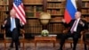 Switzerland, Geneva, U.S. President Joe Biden and Russia's President Vladimir Putin shake hands as they arrive for the U.S.-Russia summit 