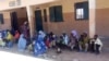 Wasu 'yan gudun hijira da suka kasance a wata makaranta a Jihar Adamawa