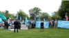 Uyg'urlarning Xitoyda ommaviy qamashlarga qarshi Vashington namoyishi