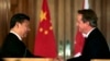 2015年10月21日，中国国家主席访问英国，签下了数百亿美元的订单。图为习近平和英国首相喀麦隆会面。（资料照片）