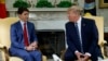 Justin Trudeau na Canada da Donald Trump 