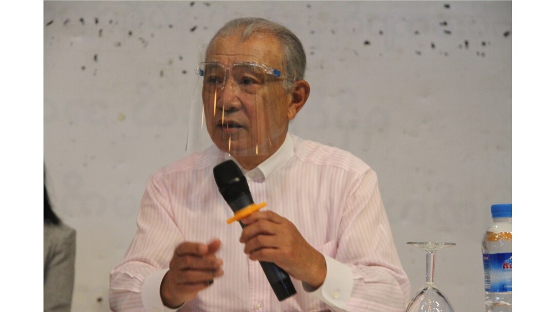 ဂျပန်အထူးသံတမန် Sasakawa Yohei. (နိုဝင်ဘာ ၂၈၊ ၂၀၂၀။ ဓာတ်ပုံ - သက်နိုင် (ဗွီအိုအေ))