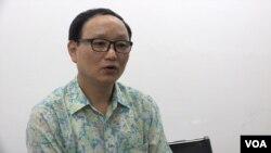 김정욱 선교사의 형 김정삼 씨가 지난 2018년 7월 VOA와 인터뷰하고 있다.