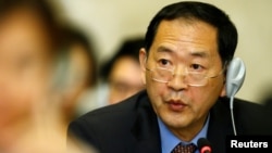 한대성 주제네바 북한대표부 대사.
