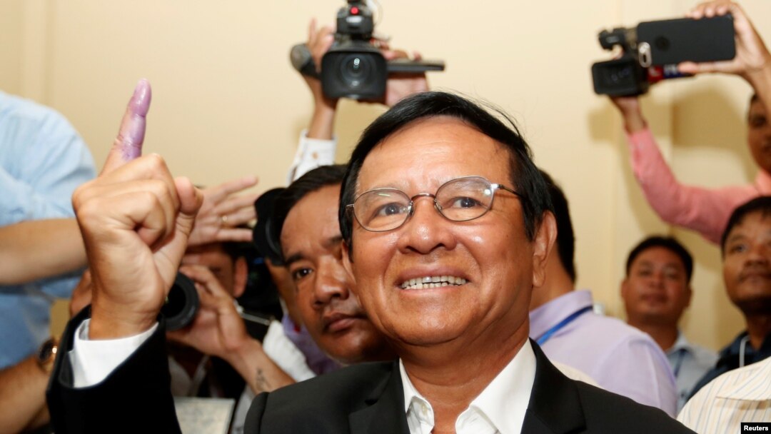 အတိုက်အခံ CNRP ပါတီဥက္ကဌ Kem Sokha