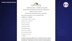 Informe de comisión legislativa ecuatoriana determina responsabilidad de empresario Alex Saab
