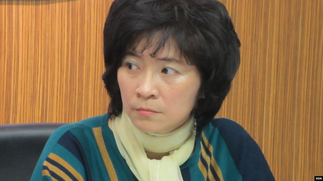 台灣在野黨台聯黨立委週倪安(美國之音張永泰拍攝)