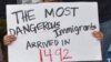 Native Americans on social media are sharing immigration-themed meme pictures across the internet, protesting U.S. President Donald Trump's immigration policies.