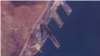 라진항을 촬영한 27일 자 위성사진. 석탄의 양이 크게 줄어들었음을 알 수 있다. 사진=Planet Labs