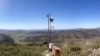 Photo shows a communications tower located on an unidentified Southern California Indian Reservation. Courtesy, Tribal Digital Village, Pala, California.