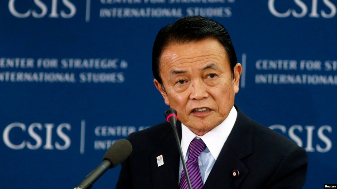 日本財務大臣麻生太郎。（資料圖片）