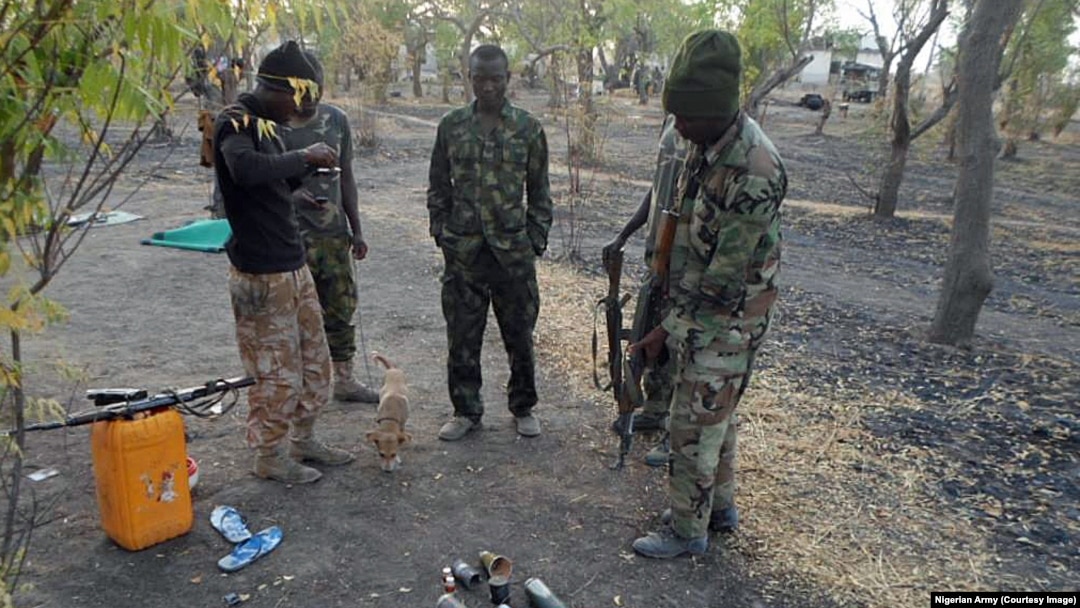 Sojojin shiyya ta 7 dake Maiduguri sun gano inda harhada bam a Kumshe