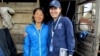 지난해 10월 세계식량계획(WFP) 관계자들이 북한 함경북도 연사군 수해지역을 방문하고 비상구호품 지원 상황을 점검했다.
