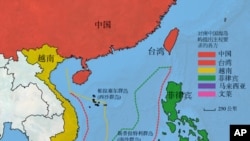 南中国海主权争议地图
