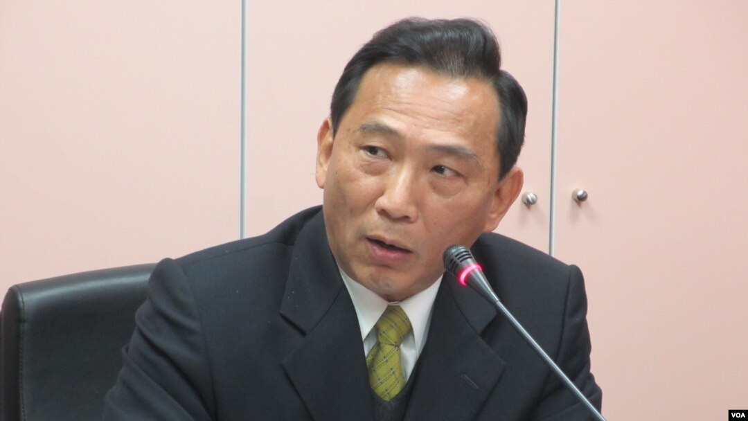 台灣國防部資源規劃司處長劉靖中上校(美國之音張永泰拍攝)