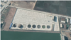 북한 남포항 주변의 유류 저장시설. Maxar Technologies/Google Earth.