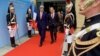 U.S. Secretary of State John Kerry, left, walks with Special Envoy for Israeli-Palestinian Negotiations Frank Lowenstein as they exit the MFA Convention Center in Paris, France, following a French-sponsored Middle East conference, June 3, 2016.