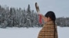 Photo of Adriel Flett, 5, Oji-Cree member of the Garden Hill First Nation, Manitoba, Canada. Courtesy: Steve McDougall.