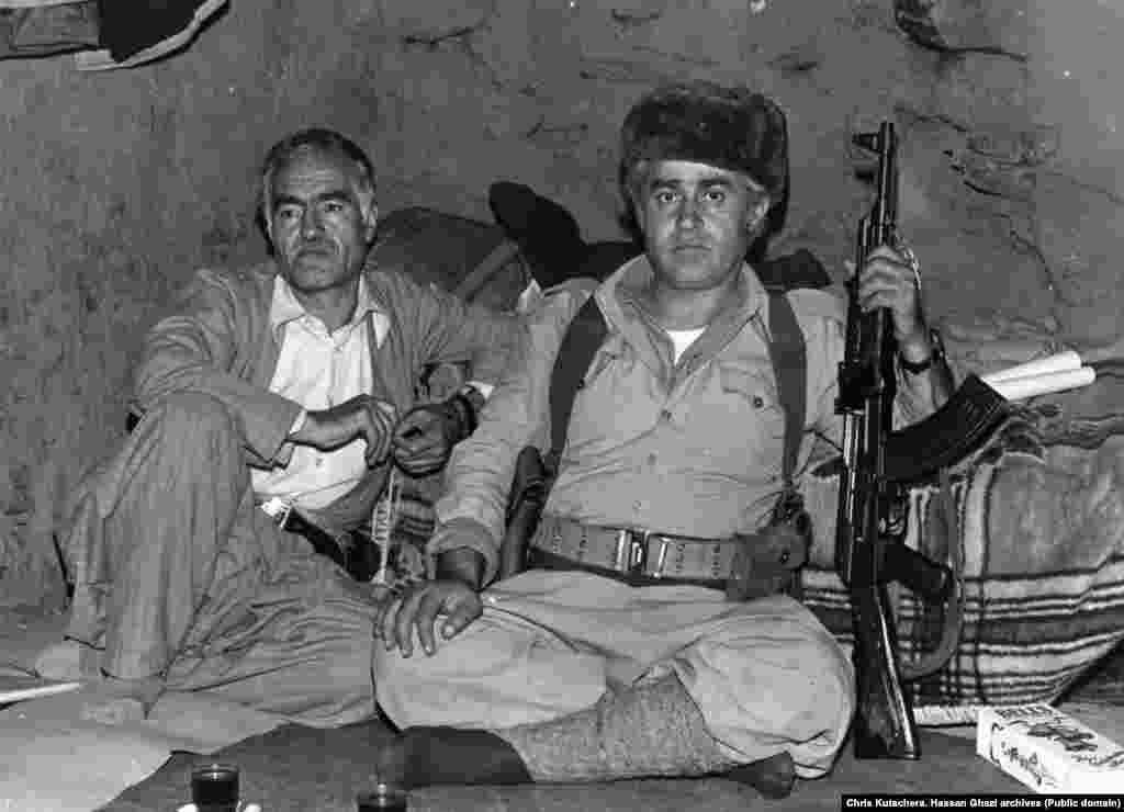  Two veteram members of KDPI. Yousef Rezwani & Hassan Hashemi Chris Kutschera Photos