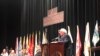 Presidential candidate Sen. Bernie Sanders addressing Native Americans in Sioux City, Iowa, Aug. 21, 2019. Courtesy: Cante Heart.