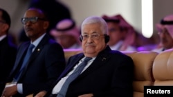 سەرۆکی دەسەڵاتی فەلەستینییەکان مەحمود عەباس، ڕیاز ، سعودیە