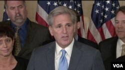众院共和党领袖麦卡锡宣布退出议长竞争