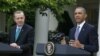 President Barack Obama (right) and Turkish Prime Minister Recep Tayyip Erdogan at joint news conference May 16, 2013