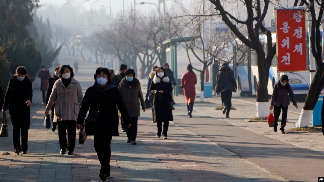 25일 북한 평양 개선문 주변 거리.